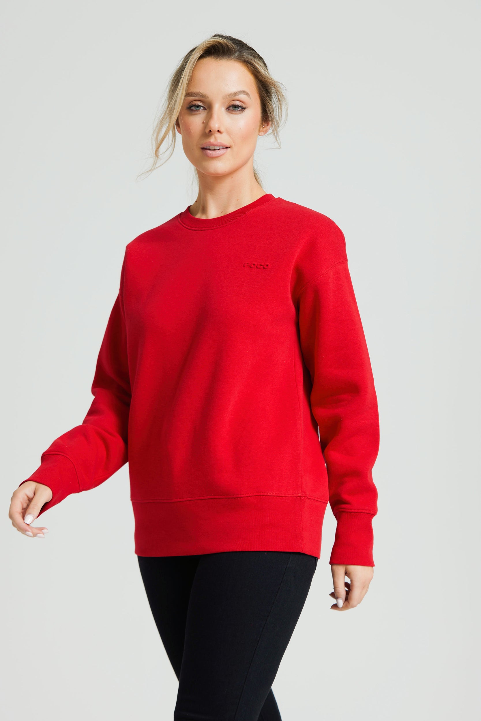 The Relaxed Sweatshirt - Red