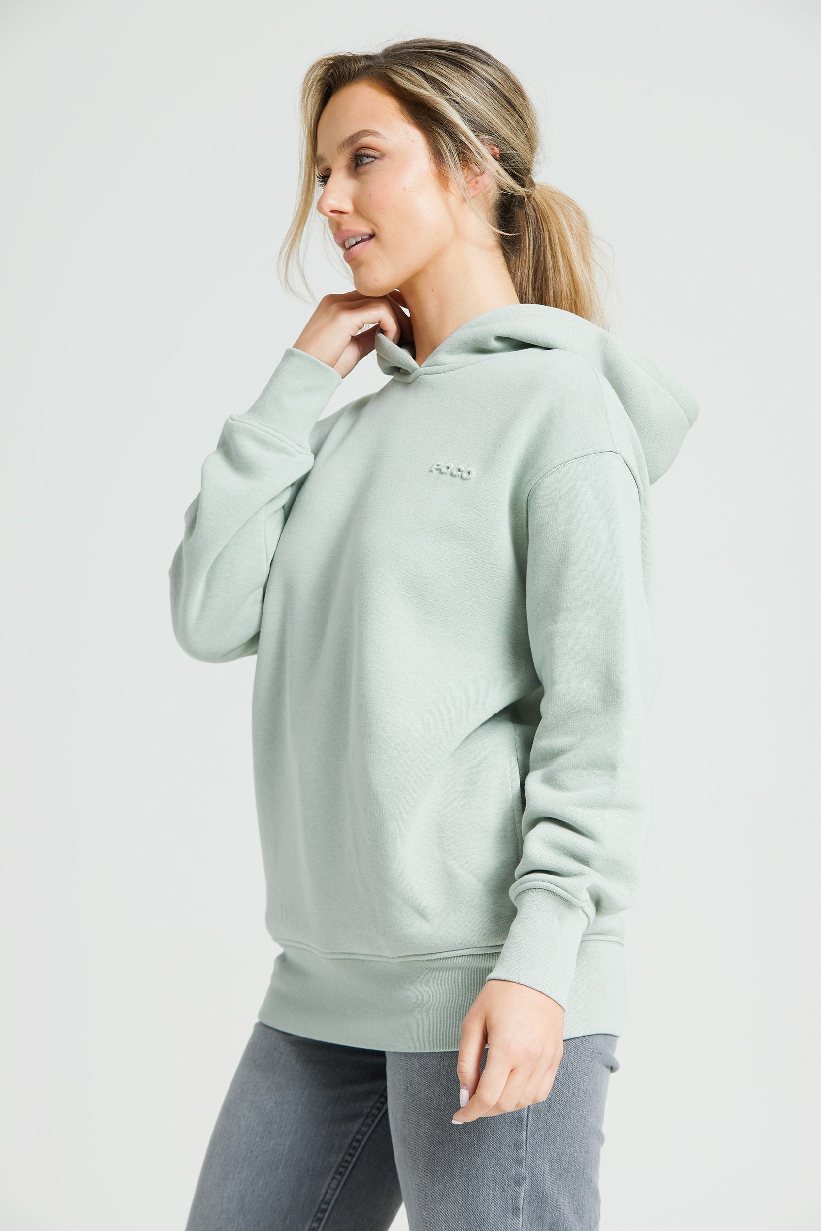 The Relaxed Hoody - Sage