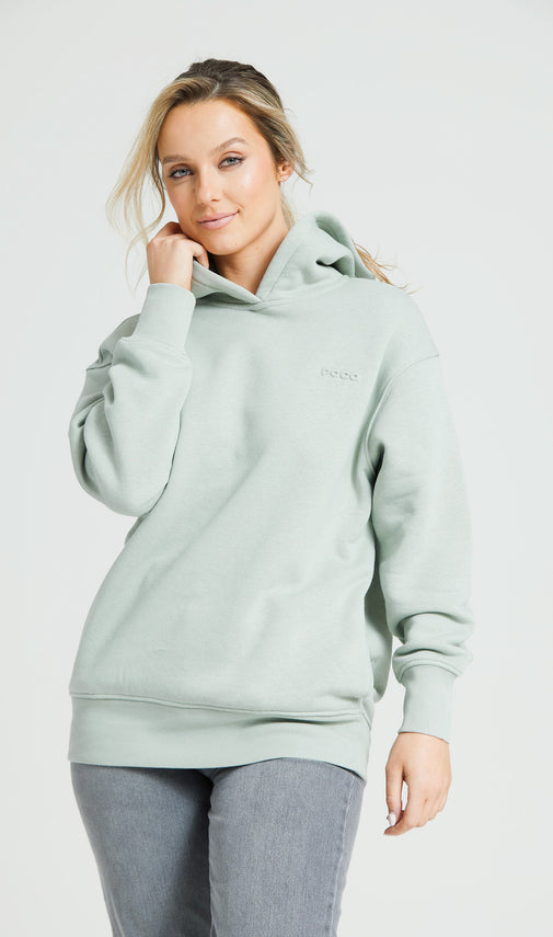 The Relaxed Hoody - Sage