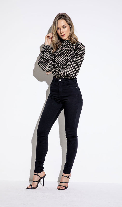 The Slimmer High Black - Jeans - POCO by Pippa