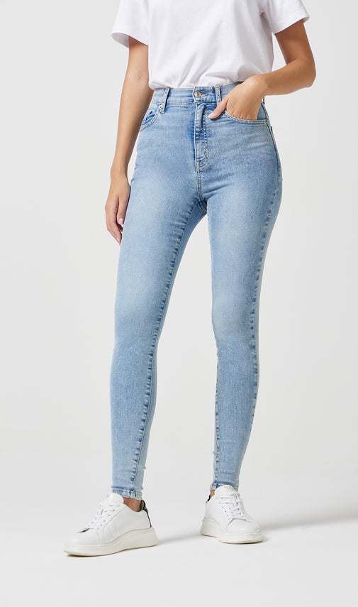 The High Rise Skinny Light Blue
