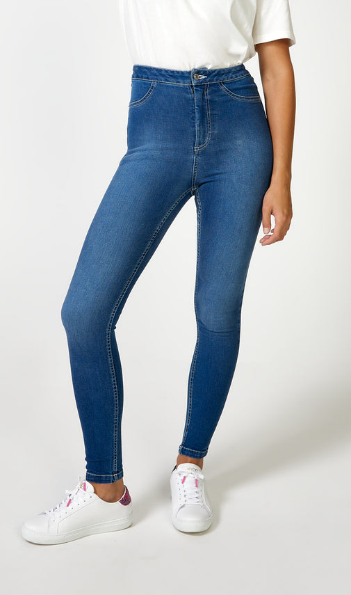 The High Rise Jegging - All Star Mid Blue