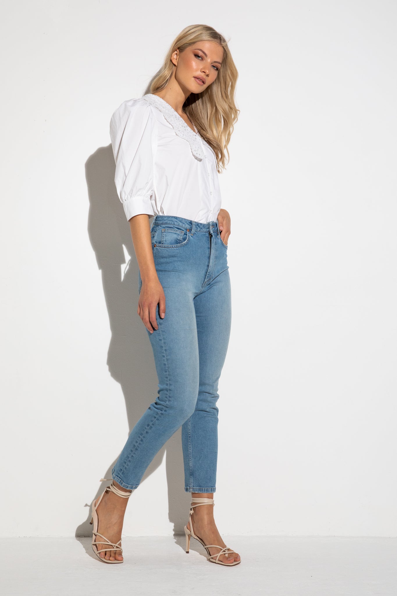 The Straight Up Light Blue - Jeans - POCO by Pippa